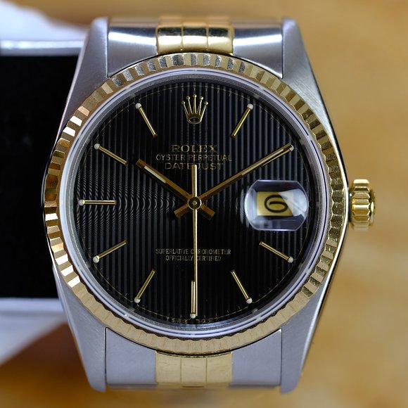 Rolex Datejust Black Tuxedo Dial 36mm Watch - Picture 4 of 9